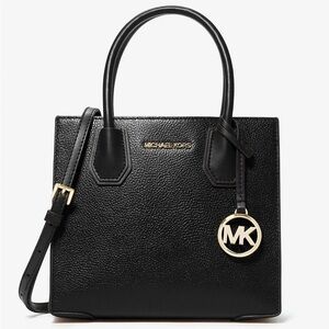 NEW‎ | Michael Kors Mercer Medium Pebbled Leather Crossbody Bag